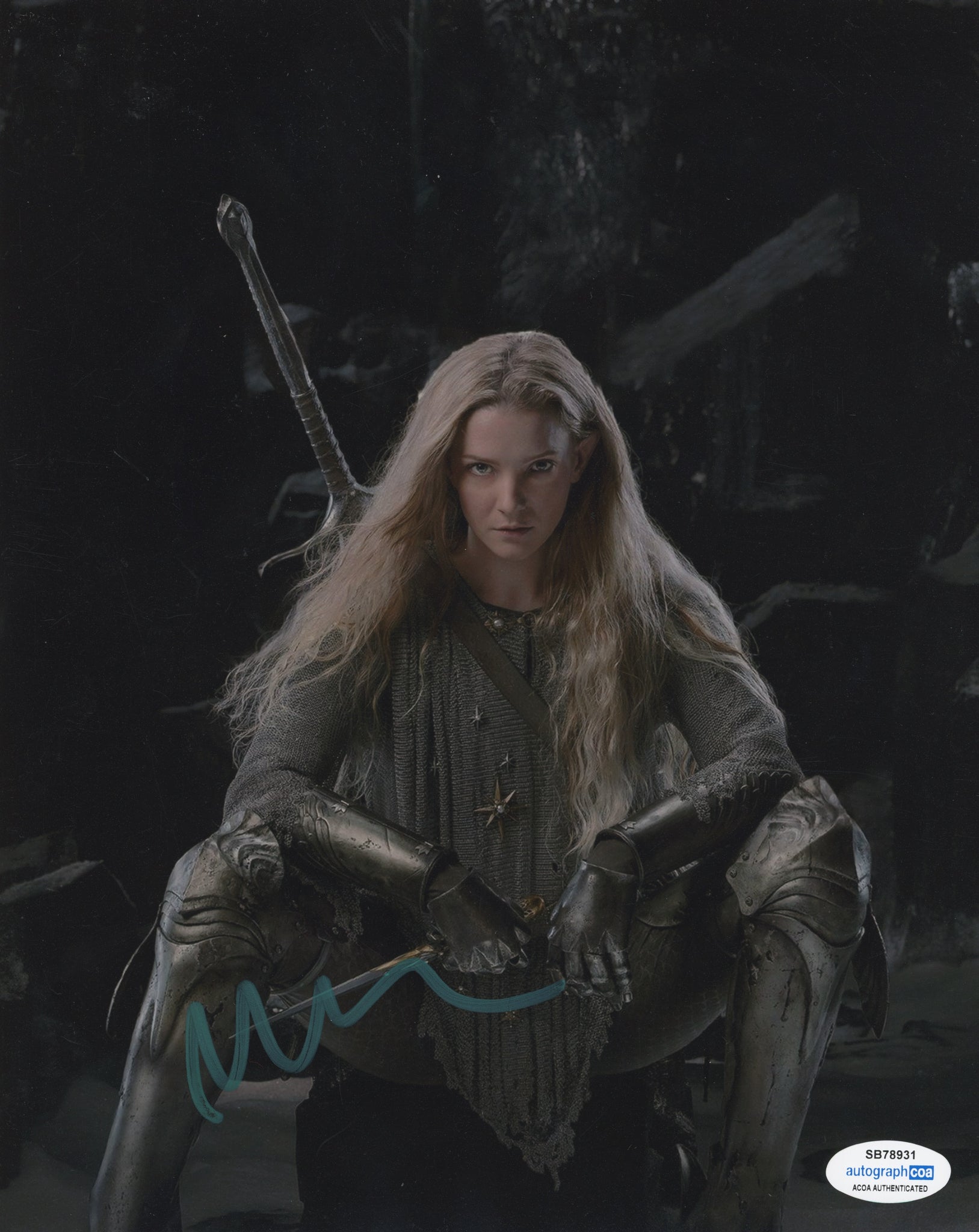 Morfydd Clark Rings of Power Signed Autograph 8x10 Photo ACOA