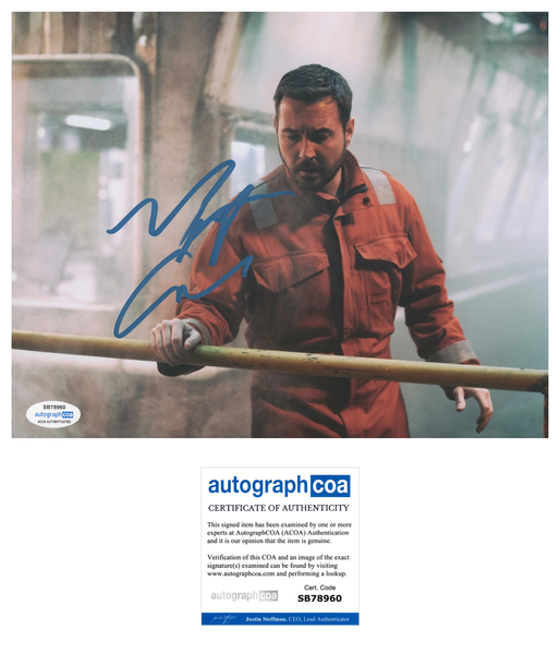 Martin Compston The Rig Signed Autograph 8x10 Photo ACOA