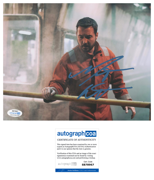 Martin Compston The Rig Signed Autograph 8x10 Photo ACOA