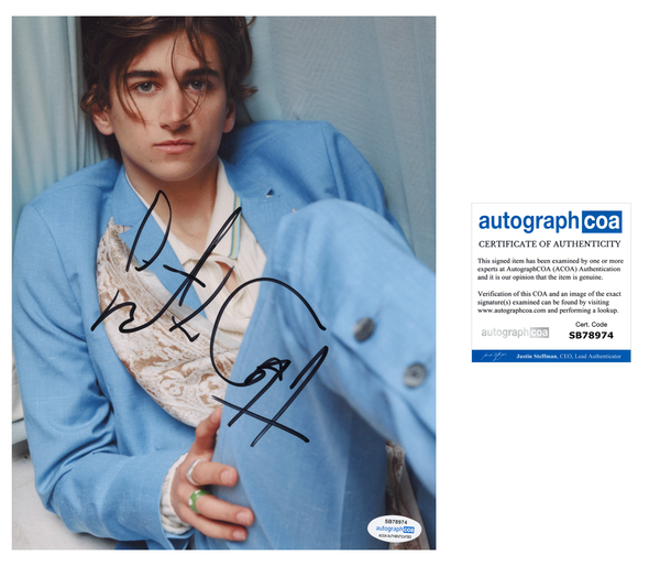 Sebastian Croft Heartstopper Signed Autograph 8x10 Photo ACOA