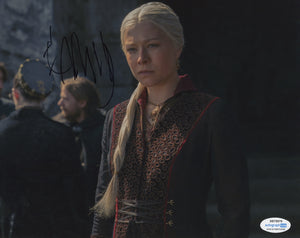 Emma D'Arcy House of the Dragon Signed Autograph 8x10 Photo ACOA