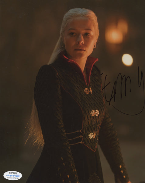 Emma D'Arcy House of the Dragon Signed Autograph 8x10 Photo ACOA