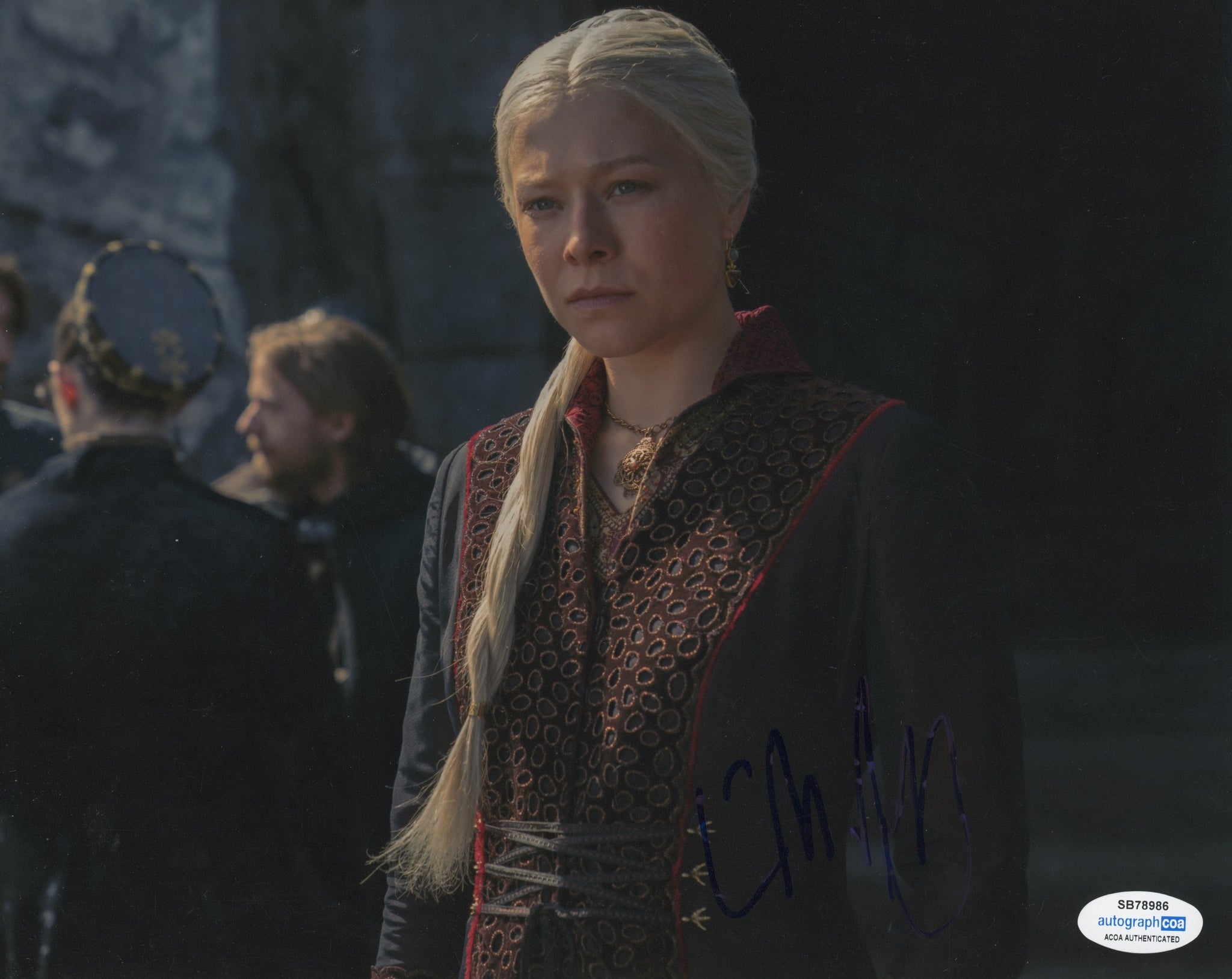 Emma D'Arcy House of the Dragon Signed Autograph 8x10 Photo ACOA