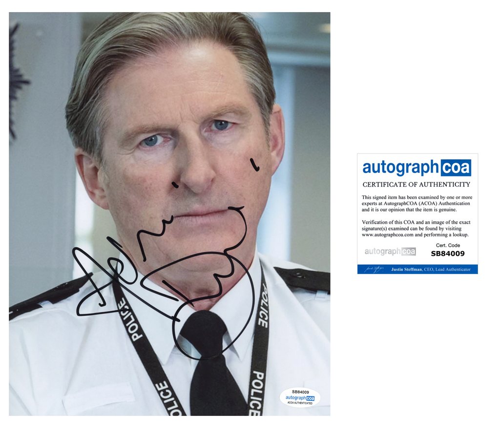 Adrian Dunbar Line of Duty Signed Autograph 8x10 Photo ACOA | Outlaw ...