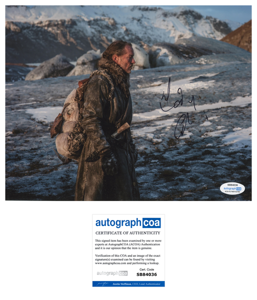 Iain Glen Game of Thrones Signed Autograph 8x10 Photo ACOA