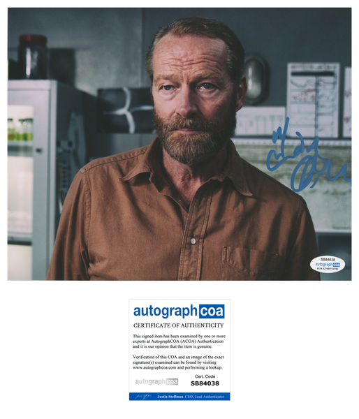 Iain Glen The Rig Signed Autograph 8x10 Photo ACOA