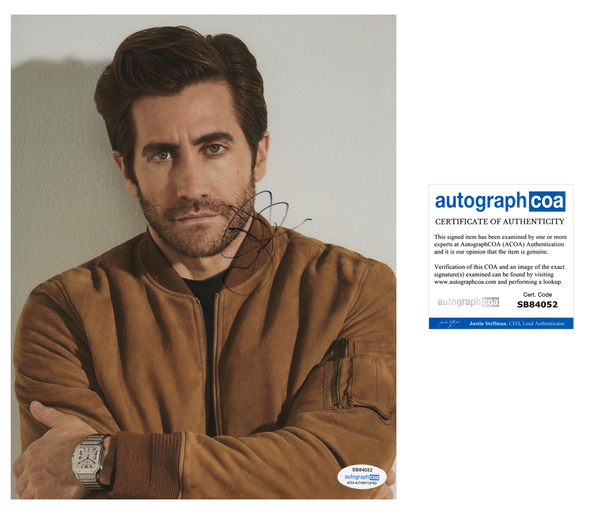 Jake Gyllenhaal Signed Autograph 8x10 Photo ACOA