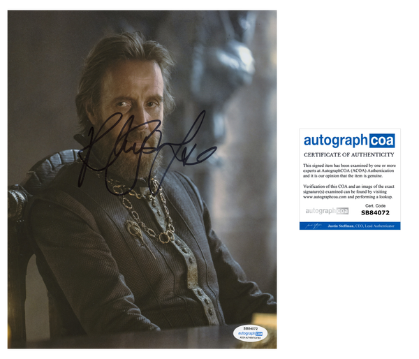 Rhys Ifans House of the Dragon Signed Autograph 8x10 Photo ACOA