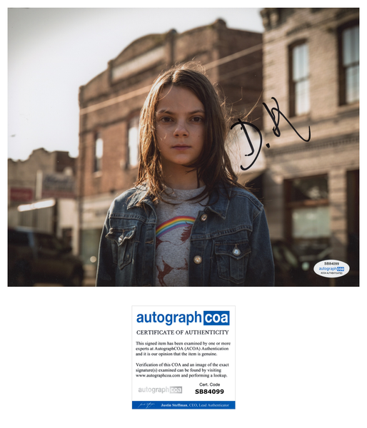 Dafne Keen Logan Signed Autograph 8x10 Photo ACOA