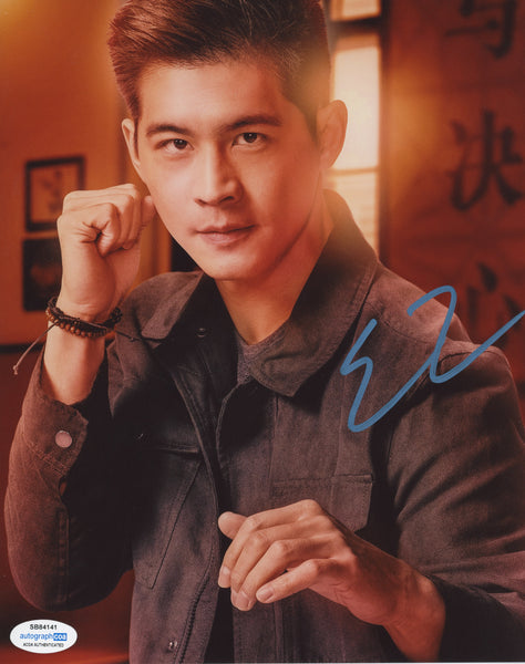 Eddie Liu Kung Fu Signed Autograph 8x10 Photo ACOA