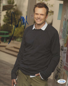 Joel McHale Community Signed Autograph 8x10 Photo ACOA