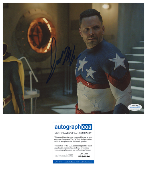 Joel McHale Stargirl Signed Autograph 8x10 Photo ACOA