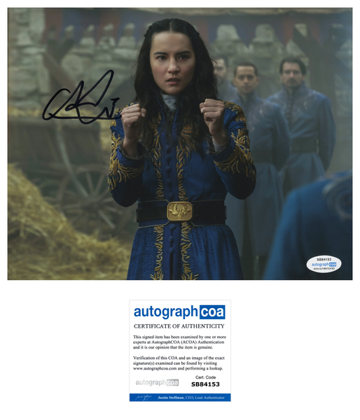 Jessie Mei Lei Shadow and Bone Signed Autograph 8x10 Photo ACOA