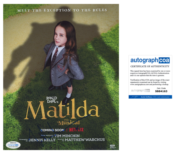 Tim Minchin Matilda Signed Autograph 8x10 Photo ACOA