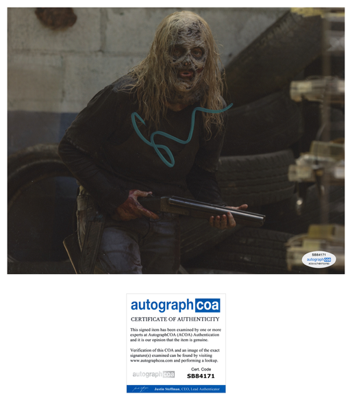 Samantha Morton Walking Dead Signed Autograph 8x10 Photo ACOA