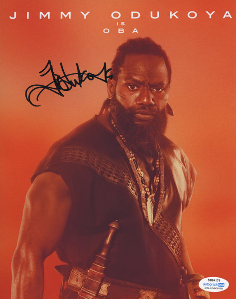 Jimmy Odukoya Woman King Signed Autograph 8x10 Photo ACOA