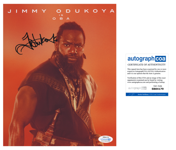 Jimmy Odukoya Woman King Signed Autograph 8x10 Photo ACOA