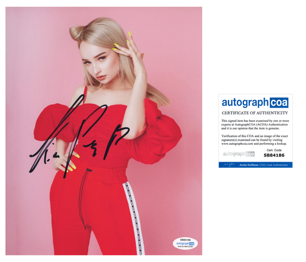 Kim Petras Sexy Signed Autograph 8x10 Photo ACOA