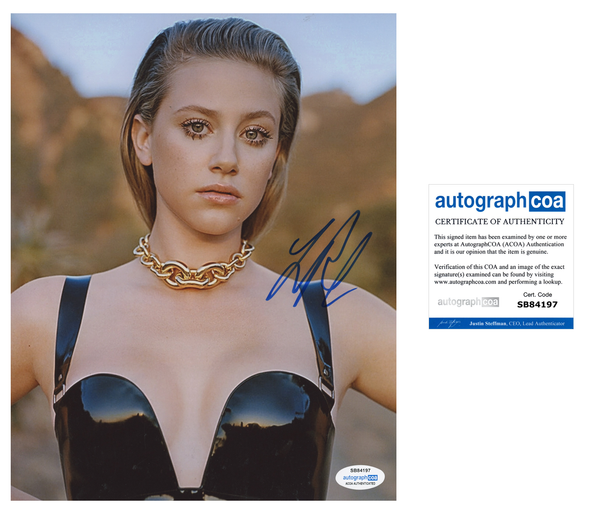 Lili Reinhart Riverdale Signed autograph 8x10 Photo ACOA