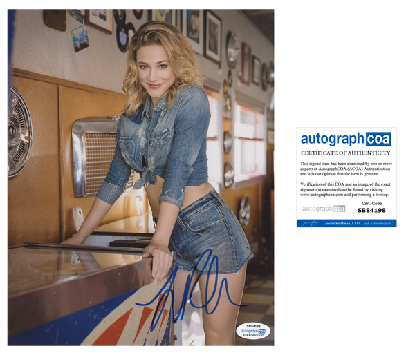 Lili Reinhart Riverdale Signed autograph 8x10 Photo ACOA