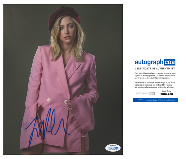 Lili Reinhart Riverdale Signed autograph 8x10 Photo ACOA