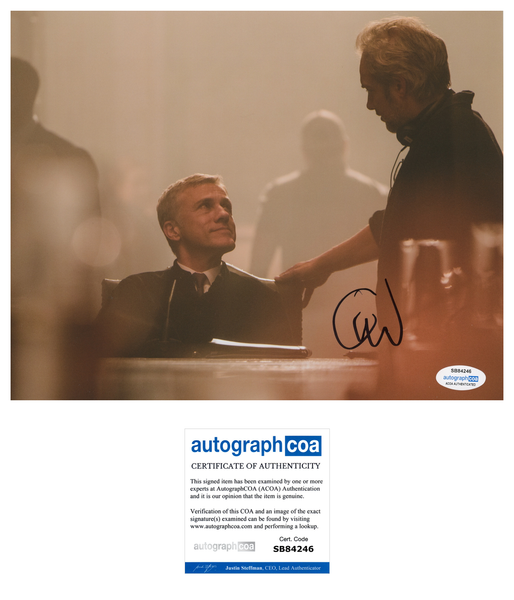 Christoph Waltz Spectre Bond Signed autograph 8x10 Photo ACOA
