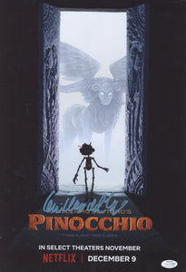 Guillermo Del Toro Pinocchio  Signed Autograph 12x18 ACOA