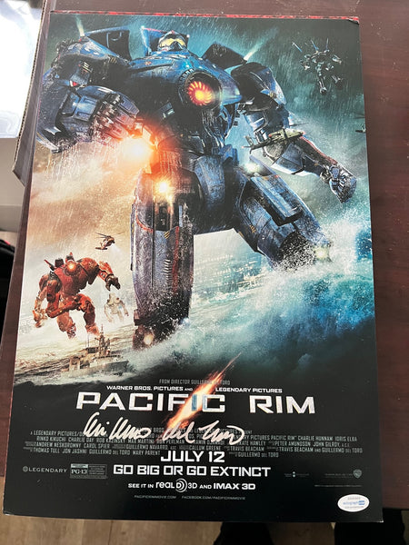 Guillermo Del Toro Pacific Rim Signed Autograph 12x18 ACOA