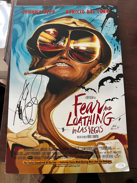 Terry Gilliam Fear and Loathing Signed Autograph 12x18 Photo ACOA