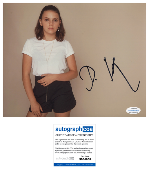Dafne Keen Sexy Signed Autograph 8x10 Photo ACOA