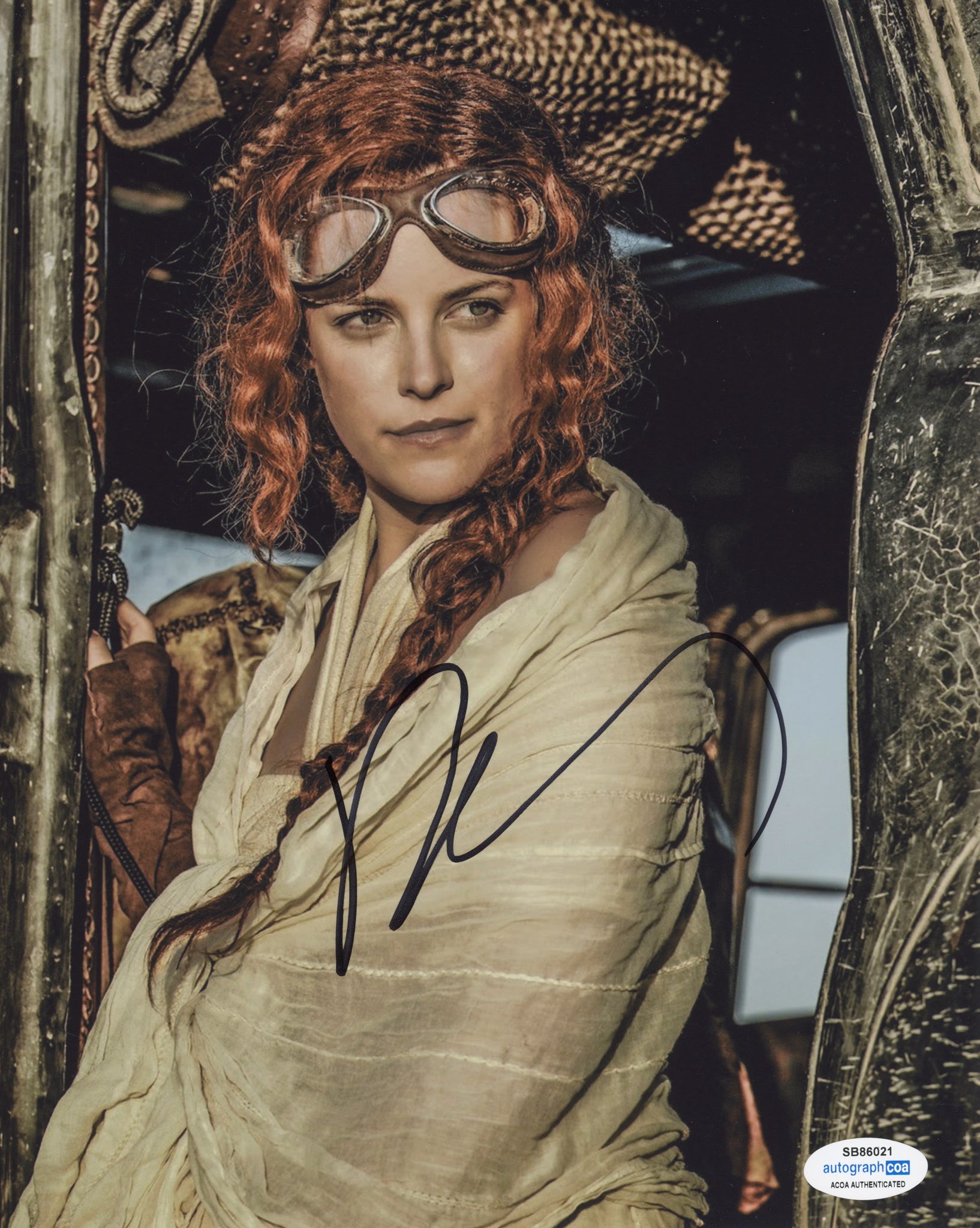 Riley Keough Mad Max Signed Autograph 8x10 Photo ACOA