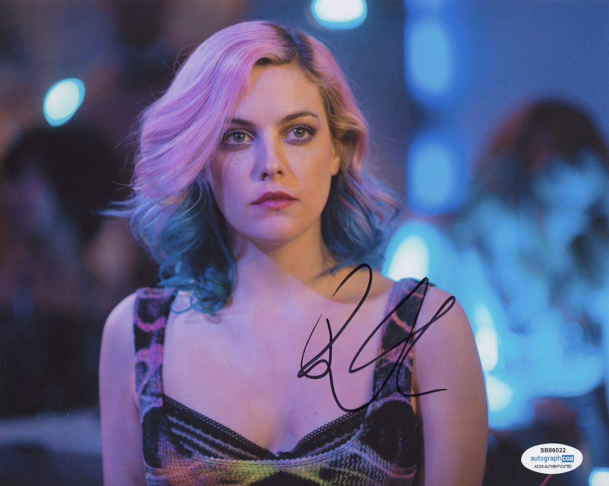 Riley Keough Sexy Signed Autograph 8x10 Photo ACOA