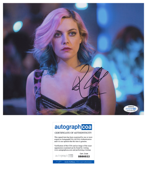 Riley Keough Sexy Signed Autograph 8x10 Photo ACOA