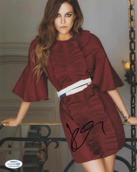 Riley Keough Sexy Signed Autograph 8x10 Photo ACOA