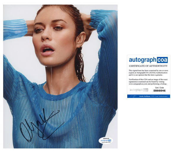 Olga Kurylenko Sexy Signed Autograph 8x10 Photo ACOA