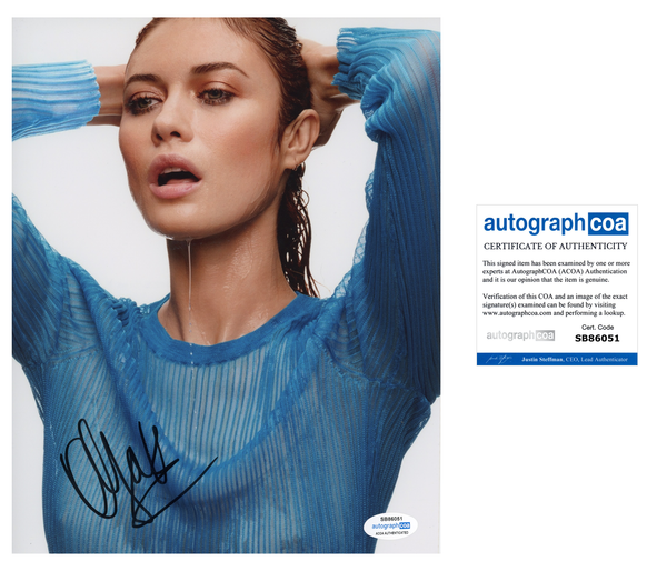 Olga Kurylenko Sexy Signed Autograph 8x10 Photo ACOA