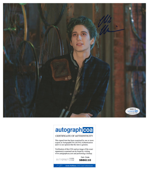 Milo Manheim Zombies Signed Autograph 8x10 Photo ACOA