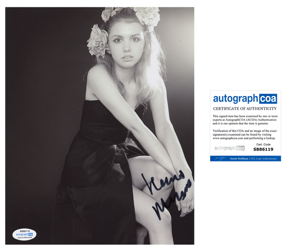 Hannah Murray Sexy Signed Autograph 8x10 Photo ACOA