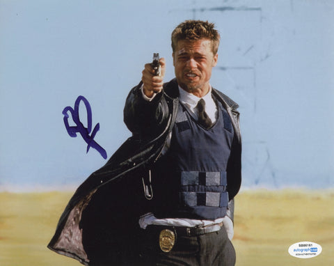 Brad Pitt Se7en Signed Autograph 8x10 Photo ACOA