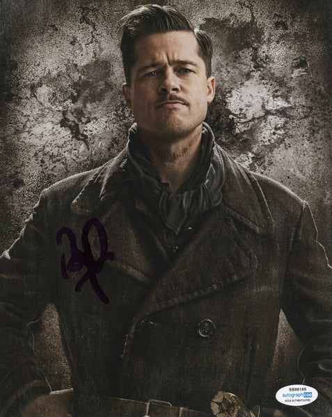 Brad Pitt Inglorious Basterds Signed Autograph 8x10 Photo ACOA