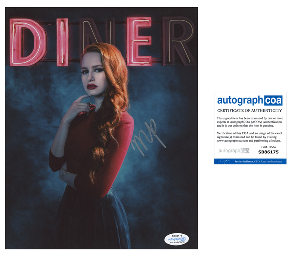 Madelaine Petsch Riverdale Signed Autograph 8x10 Photo ACOA