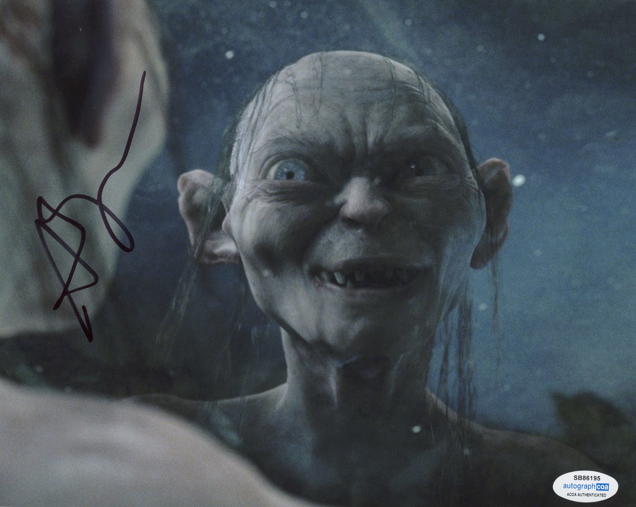 Andy Serkis Lord of the Rings Signed Autograph 8x10 Photo ACOA