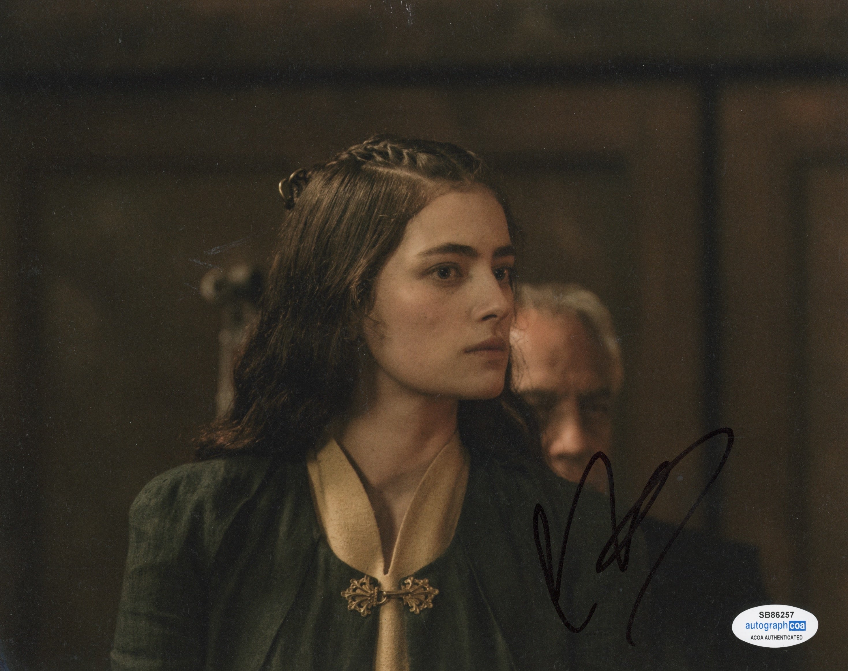 Millie Brady Last Kingdom Signed Autograph 8x10 Photo ACOA