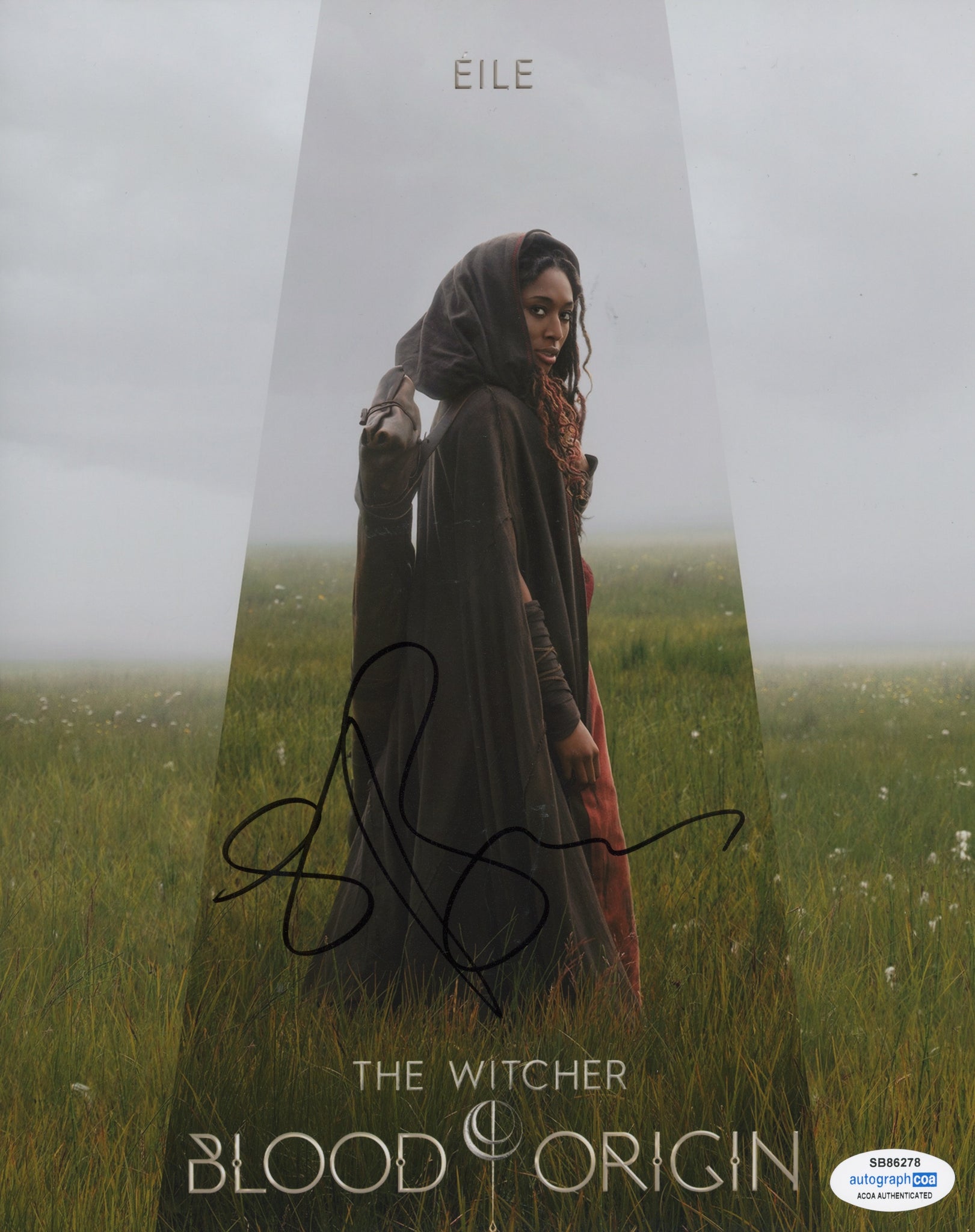 Sophia Brown The Witcher Origins Signed Autograph 8x10 Photo ACOA