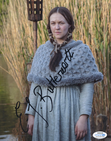 Eliza Butterworth Last Kingdom Signed Autograph 8x10 Photo ACOA