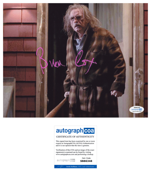 Brian Cox Trick or Treat Signed Autograph 8x10 Photo ACOA