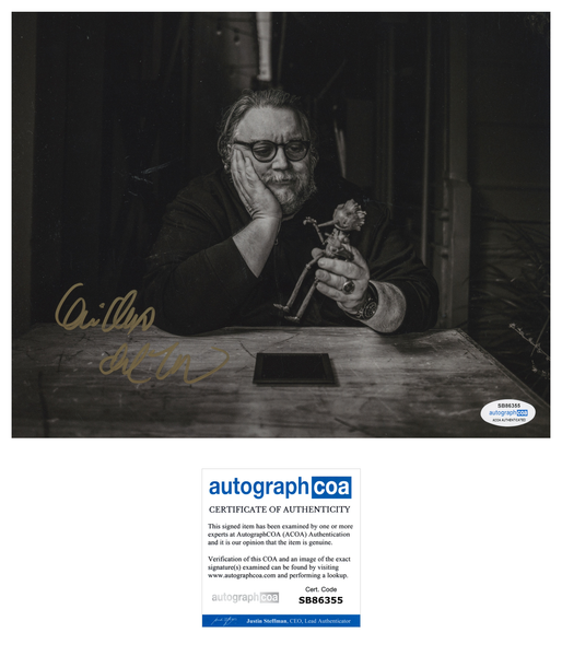 Guillermo Del Toro Pinocchio Signed Autograph 8x10 Photo ACOA