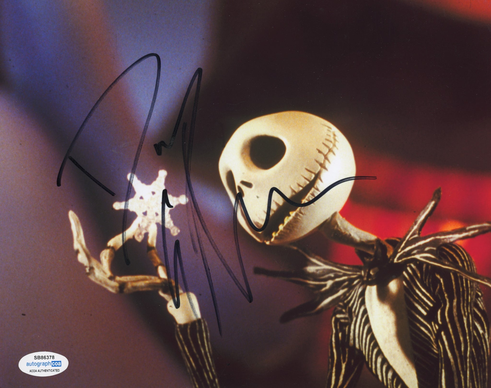 Danny Elfman Nightmare Before Christmas Signed Autograph 8x10 Photo ACOA