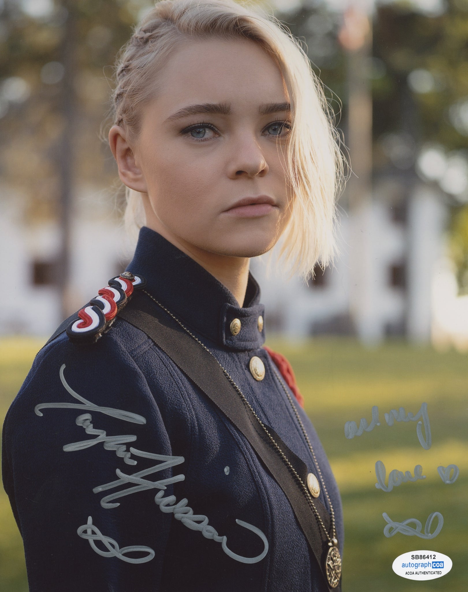 Taylor Hickson Motherland Signed Autograph 8x10 Photo ACOA