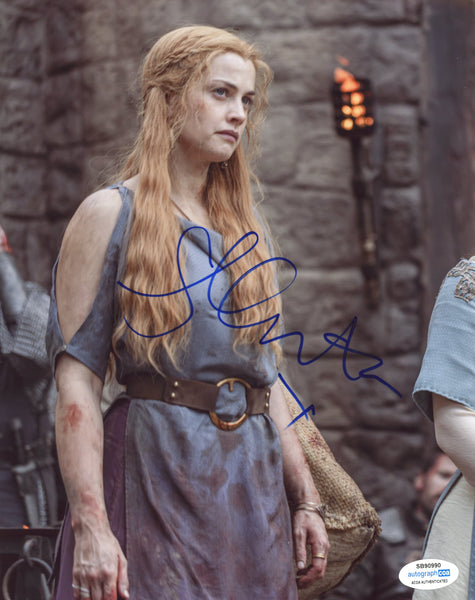 Stefani Martini Last Kingdom Signed Autograph 8x10 Photo ACOA